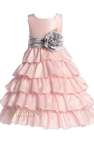 Cute  Baby Skirt With Sash Flower Girl Dresses Am217