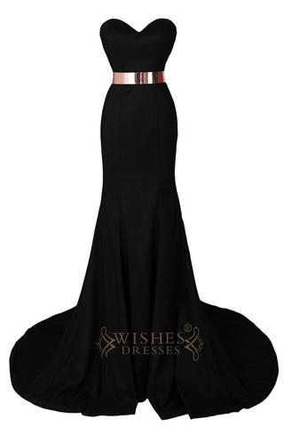 Sweetheart Chiffon Long Prom Dresses For Evening Formal Party Am69